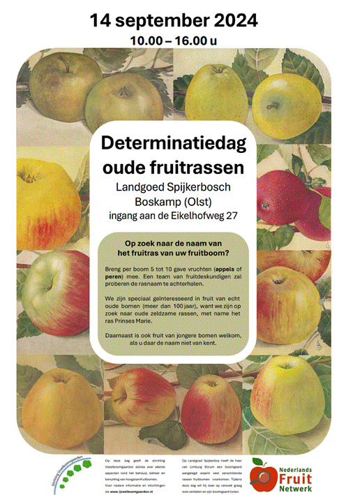 Poster Determinatiedag oude fruitraasen
14 sept 2024
